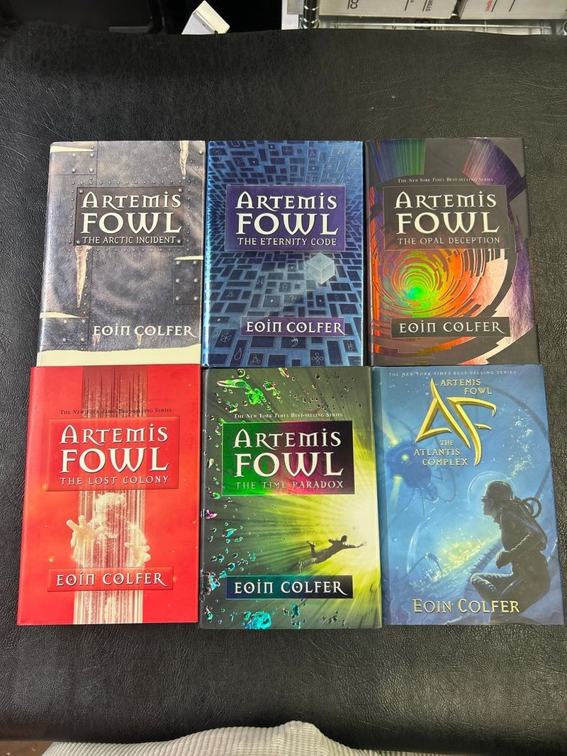 Artemis Fowl book 2-7 hardcover bundle first edition by Eoin Colfer,  Hardcover